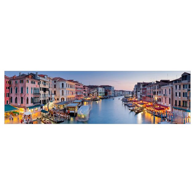 Klebefolien Abendstimmung auf Canal Grande in Venedig