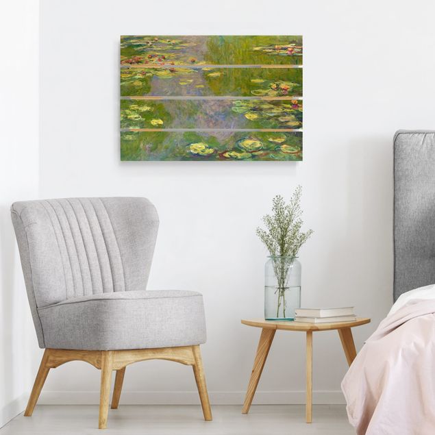 Wanddeko Schlafzimmer Claude Monet - Grüne Seerosen