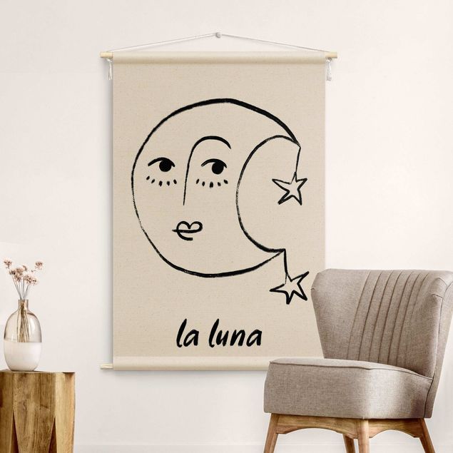 Wanddeko Babyzimmer Alina Buffiere - La Luna