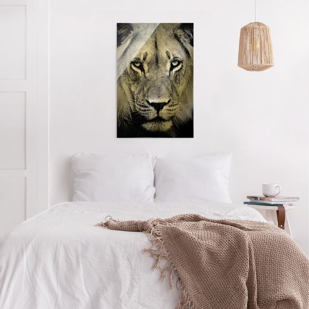 Wanddeko Schlafzimmer Alter Löwe
