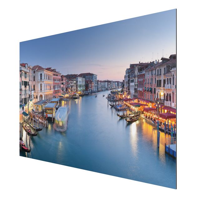 Wanddeko Flur Abendstimmung auf Canal Grande in Venedig