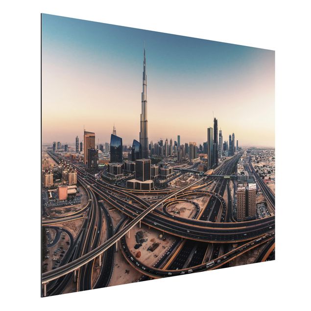Deko Architektur Abendstimmung in Dubai