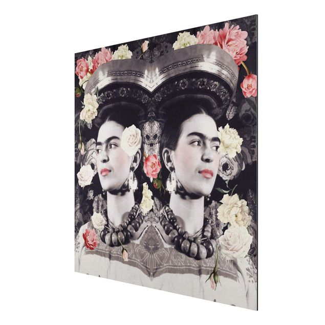 Wanddeko Esszimmer Frida Kahlo - Blumenflut