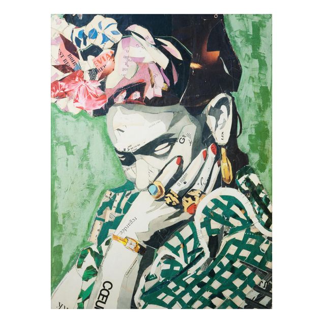 Wanddeko Flur Frida Kahlo - Collage No.3