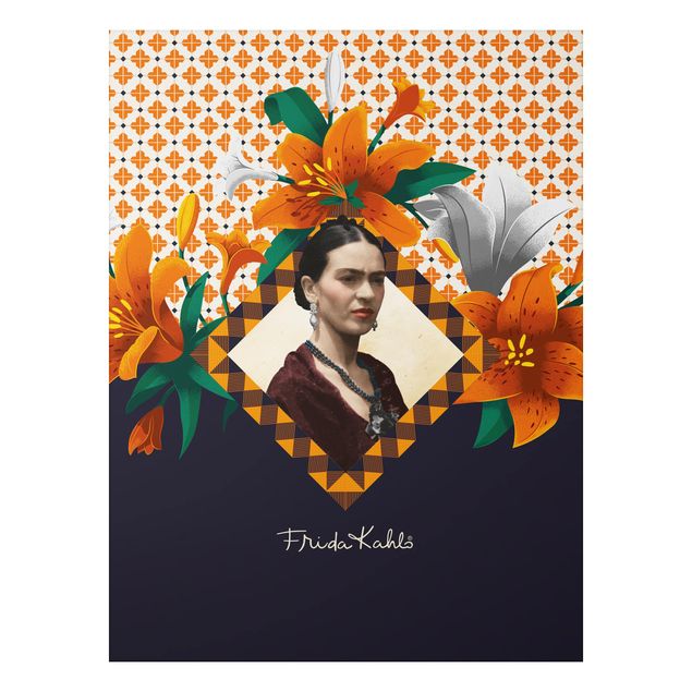 Wanddeko Flur Frida Kahlo - Lilien