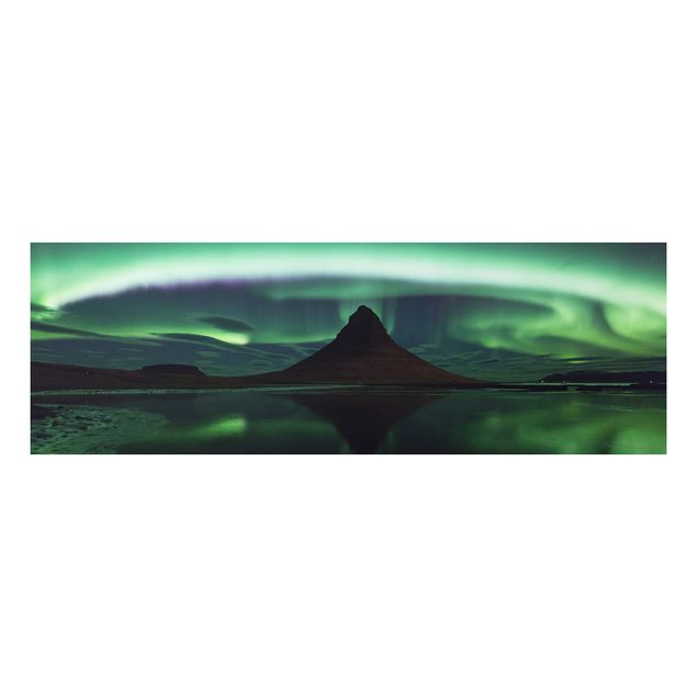 Wanddeko Flur Polarlicht in Island