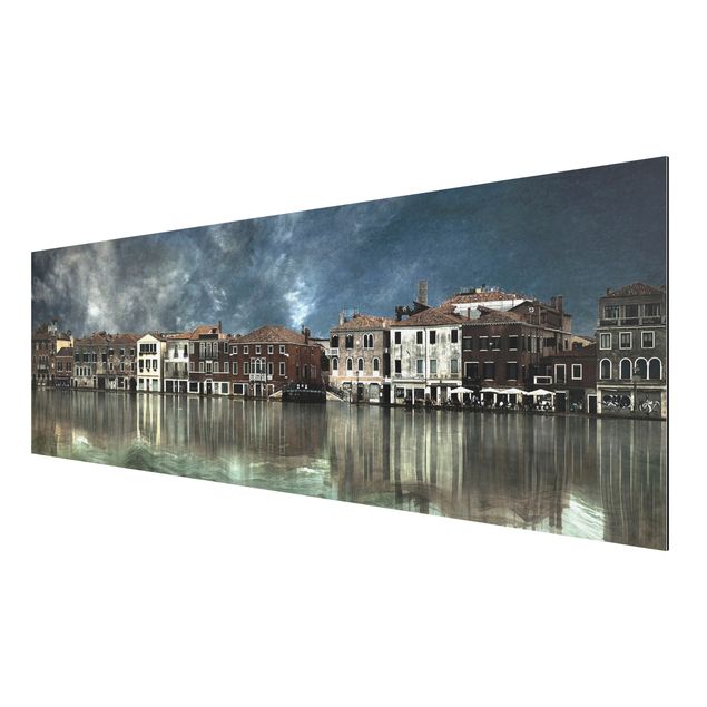 Wanddeko Flur Reflexionen in Venedig