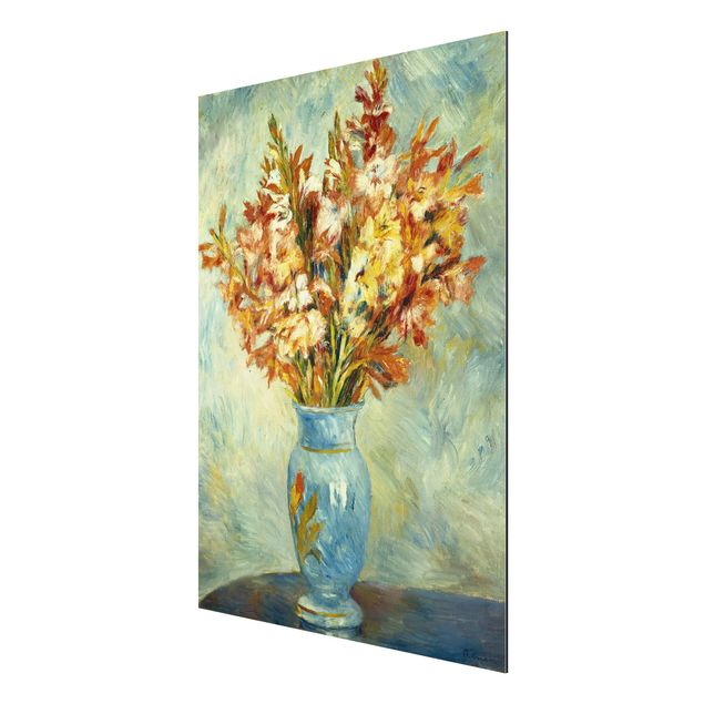 Wanddeko gelb Auguste Renoir - Gladiolen in Vase