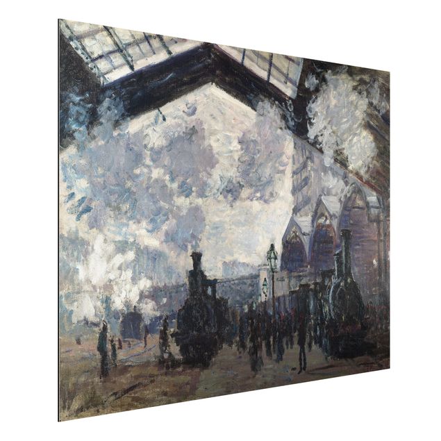 Wanddeko blau Claude Monet - Gare Saint Lazare