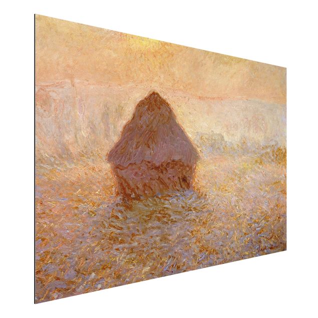 Impressionismus Bilder kaufen Claude Monet - Heuhaufen im Nebel