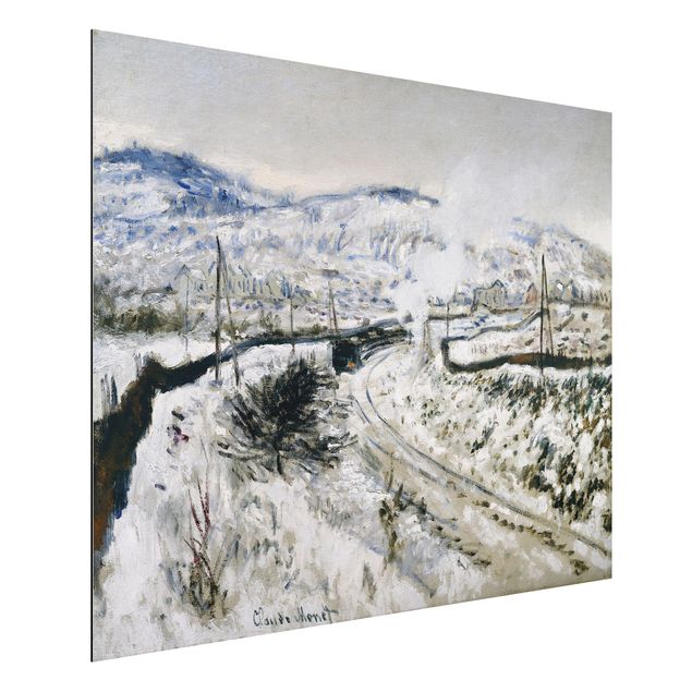 Impressionismus Bilder kaufen Claude Monet - Zug im Schnee