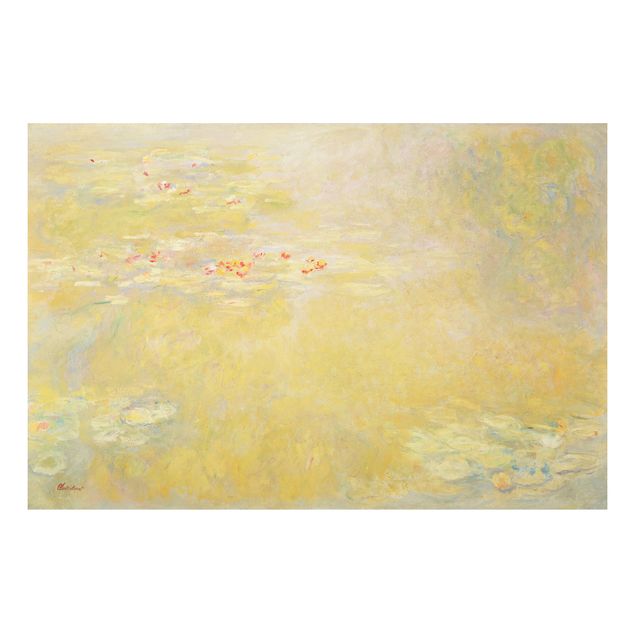 Wanddeko gelb Claude Monet - Seerosenteich