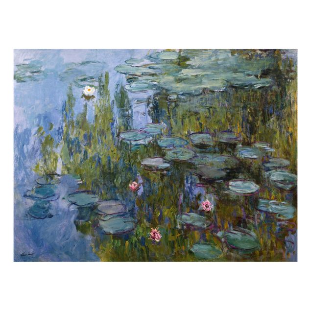 Wohndeko Botanik Claude Monet - Seerosen (Nympheas)