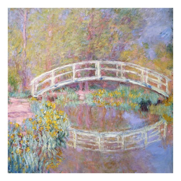 Bilder Impressionismus Claude Monet - Brücke Monets Garten