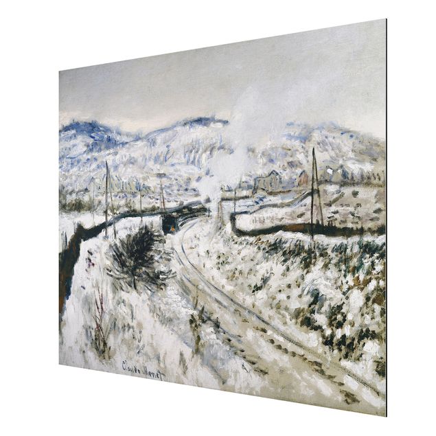 Wanddeko Flur Claude Monet - Zug im Schnee