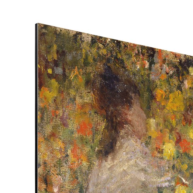 Wanddeko grün Claude Monet - Blumengarten