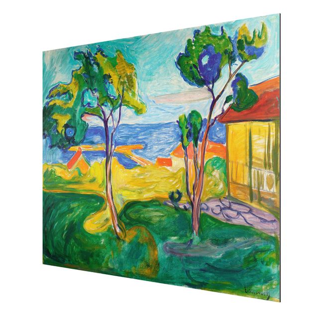 Wanddeko Wohnzimmer Edvard Munch - Der Garten