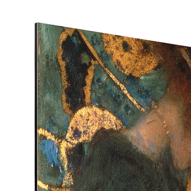 Wanddeko grün Gustav Klimt - Die Musik
