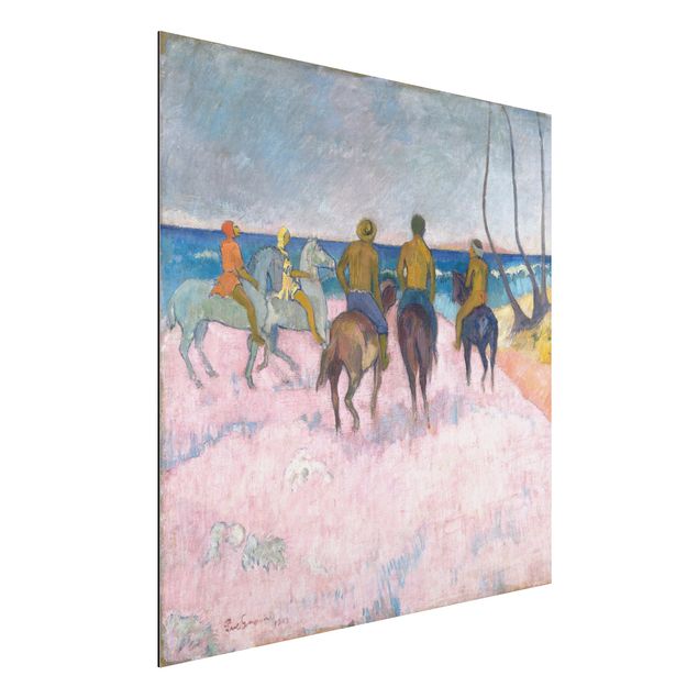 Impressionismus Bilder Paul Gauguin - Reiter am Strand