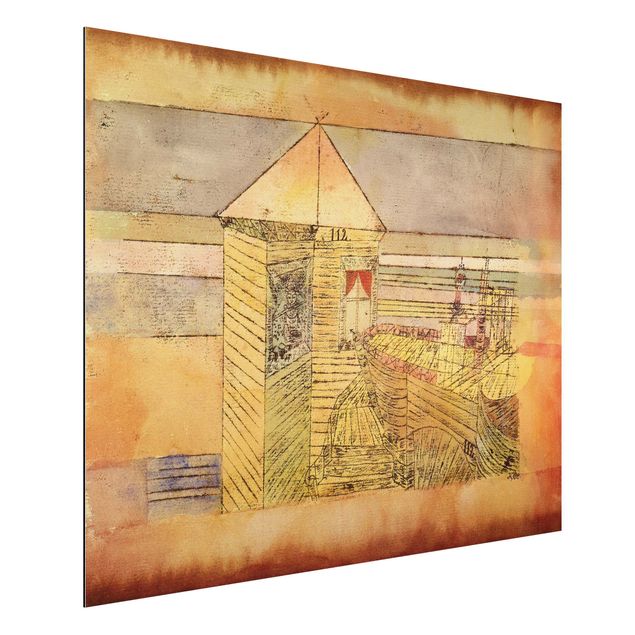 Wanddeko Schlafzimmer Paul Klee - Wunderbare Landung