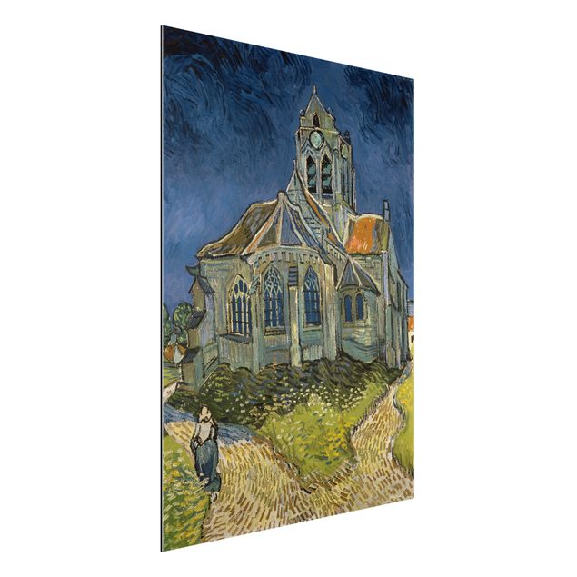 Wanddeko blau Vincent van Gogh - Kirche Auvers-sur-Oise