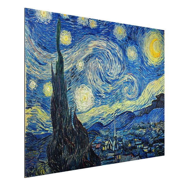 Wanddeko blau Vincent van Gogh - Sternennacht