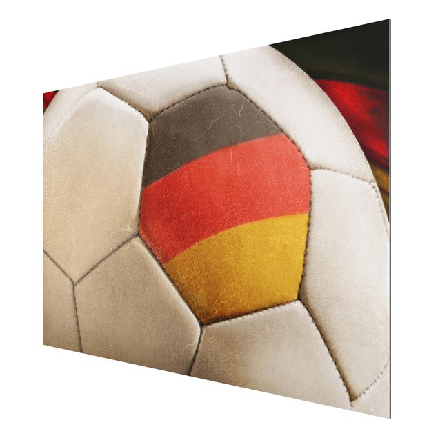 Wanddeko Büro Vintage Fussball Deutschland