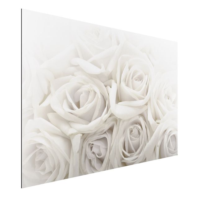 Wohndeko Botanik Weiße Rosen