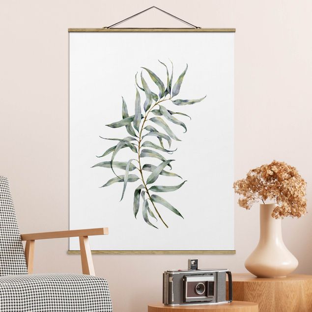 Wanddeko Wohnzimmer Aquarell Eucalyptus IV
