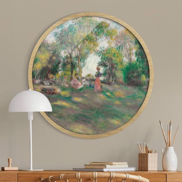 Wanddeko Wohnzimmer Auguste Renoir - Landschaft mit Figuren