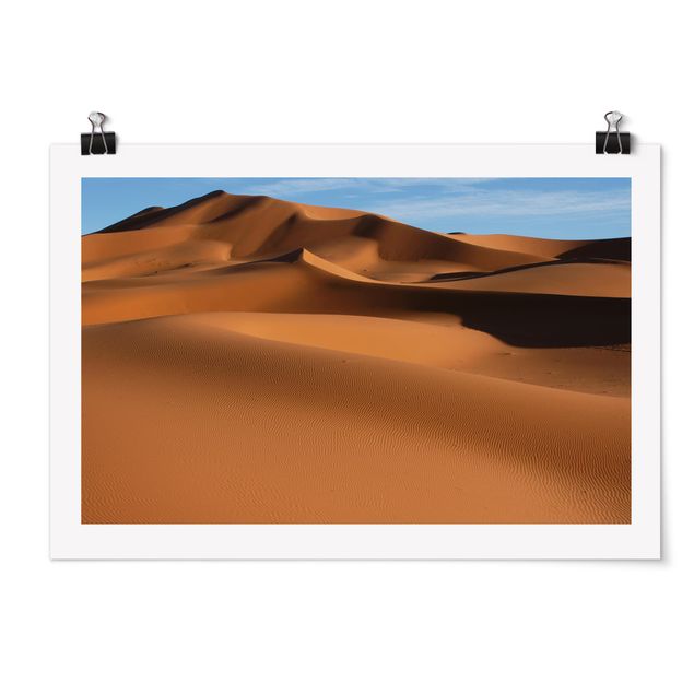 Wanddeko Büro Desert Dunes