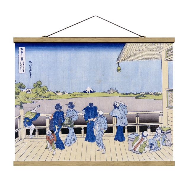 Wanddeko Flur Katsushika Hokusai - Die Sazai Halle