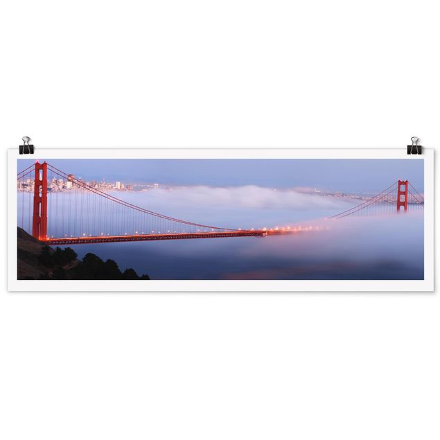 Wanddeko Flur San Franciscos Golden Gate Bridge