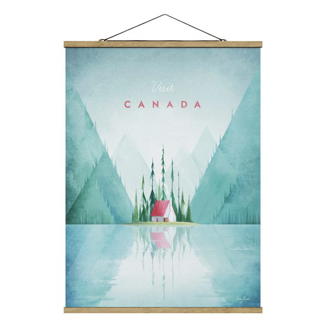 Wanddeko Esszimmer Reiseposter - Canada
