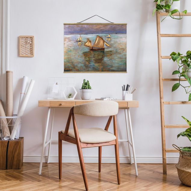 Wanddeko Wohnzimmer Claude Monet - Fischerboote