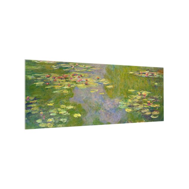Wohndeko Botanik Claude Monet - Grüne Seerosen