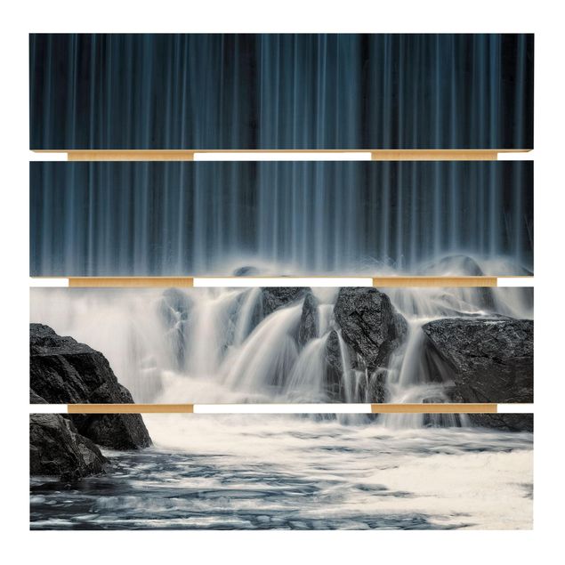 Wanddeko Esszimmer Wasserfall in Finnland