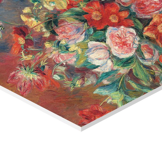 Wanddeko rot Auguste Renoir - Blumenvase