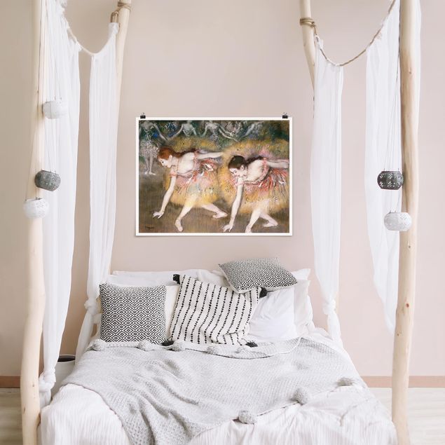 Wanddeko Schlafzimmer Edgar Degas - Verbeugende Ballerinen