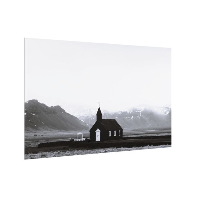 Wanddeko Norwegen Die schwarze Kirche
