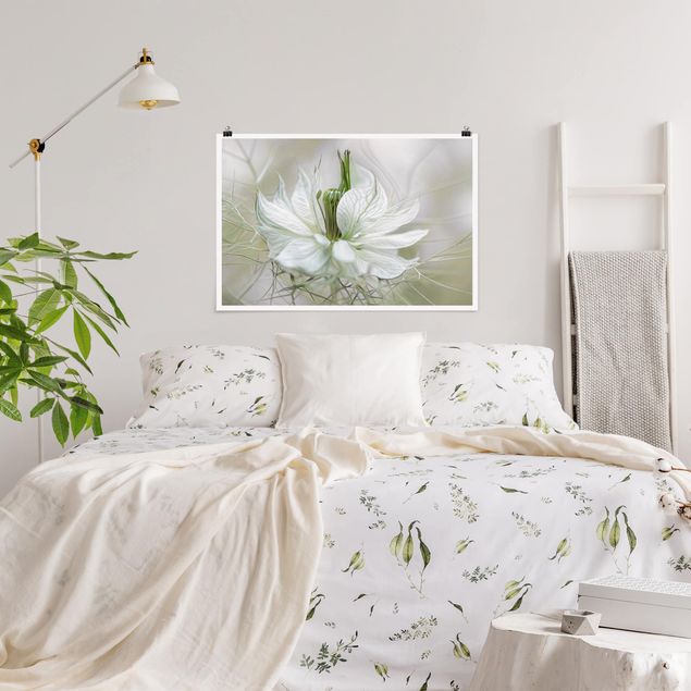 Wanddeko Wohnzimmer Weiße Nigella