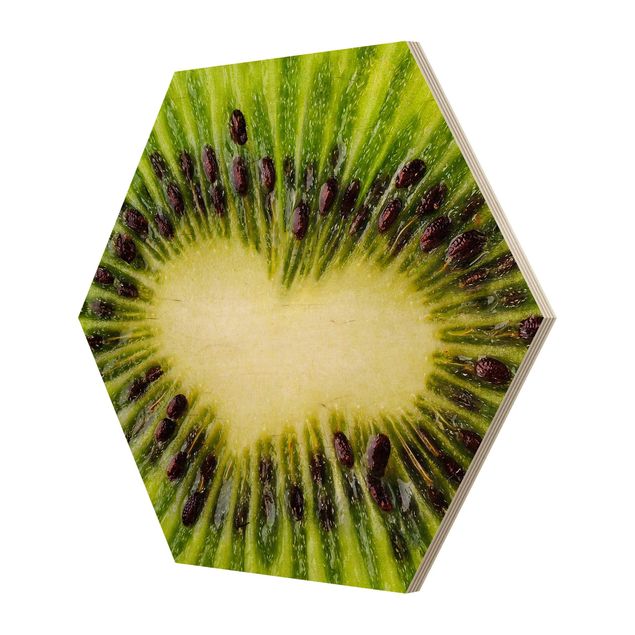 Deko Obst Kiwi Heart