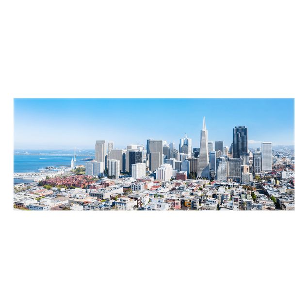 Wohndeko Amerika San Francisco Skyline