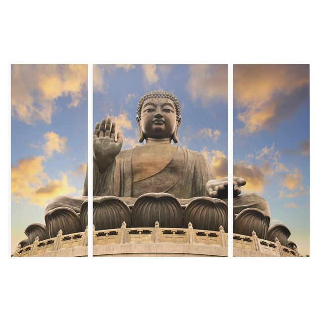 Wanddeko Esszimmer Großer Buddha