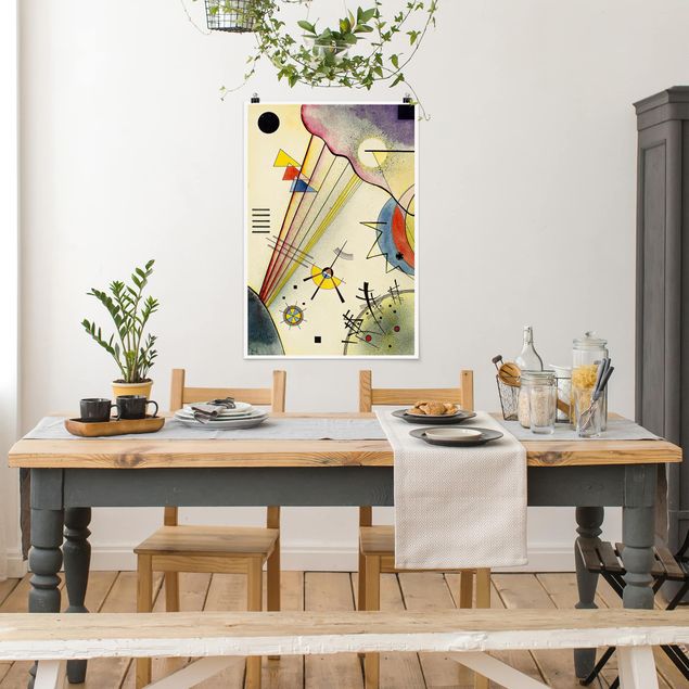 Wanddeko Schlafzimmer Wassily Kandinsky - Deutliche Verbindung
