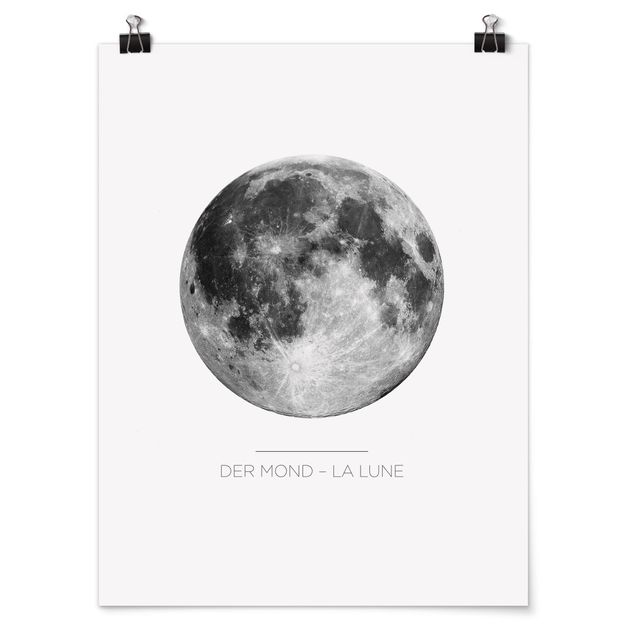 Wanddeko Esszimmer La Luna - Der Mond