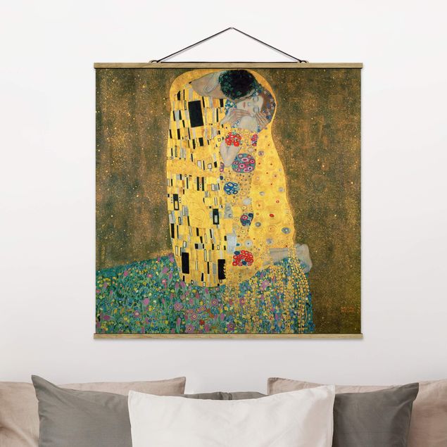 Art Deco Bilder Gustav Klimt - Der Kuß