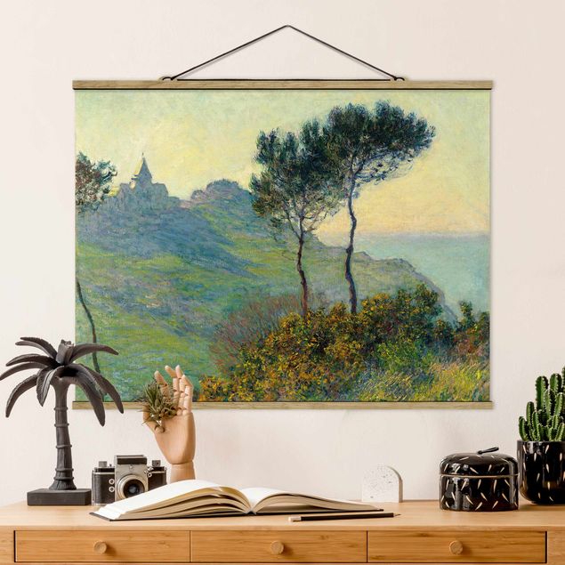 Impressionismus Bilder kaufen Claude Monet - Varengeville Abendsonne
