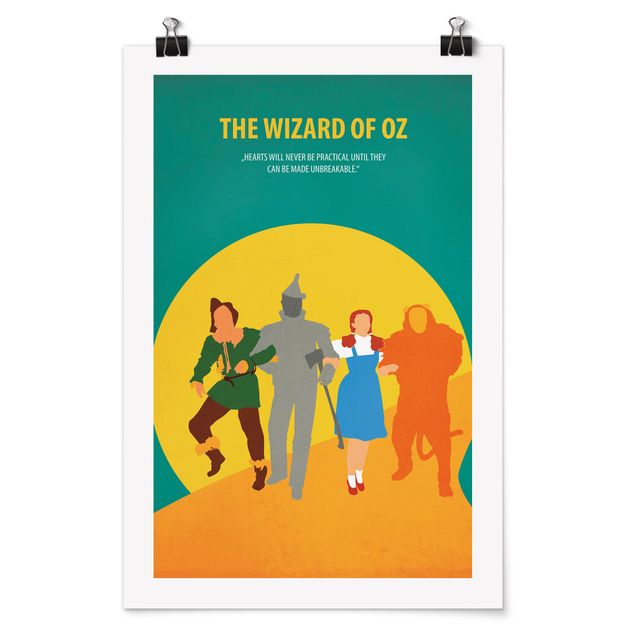 Wanddeko Esszimmer Filmposter The Wizard of Oz
