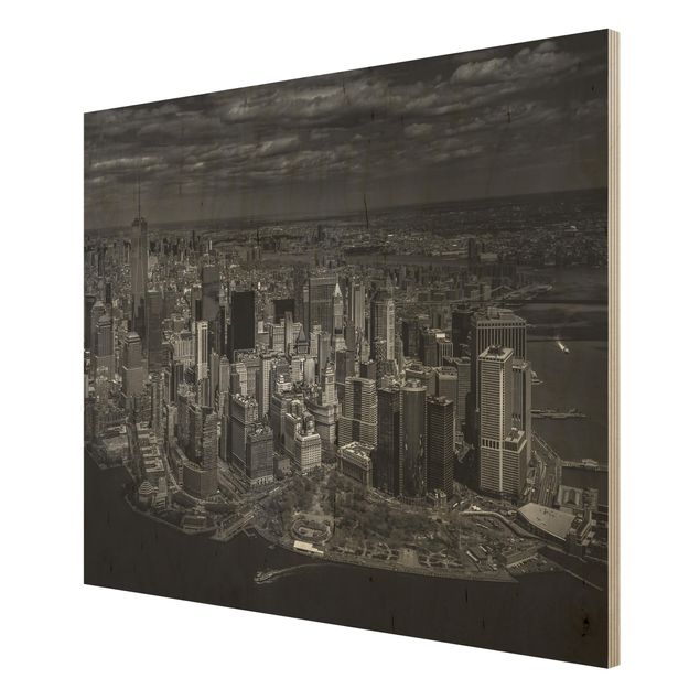 Wanddeko Flur New York - Manhattan aus der Luft